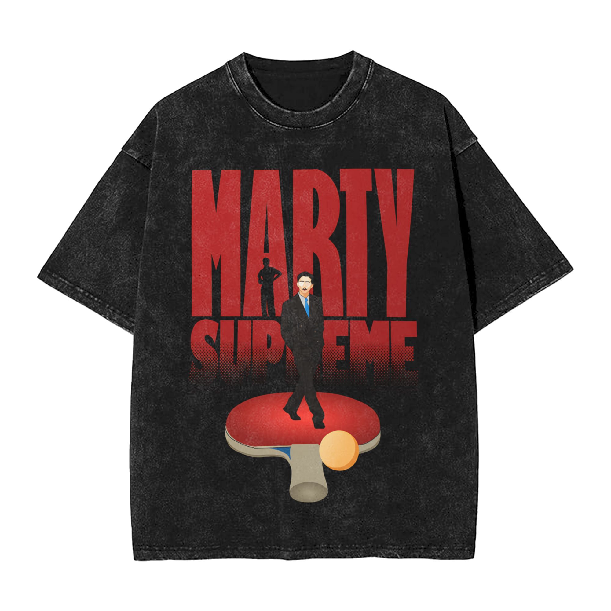 Table Tennis Marty Supreme - Футболка мужская винтажная Marty Table Tennis