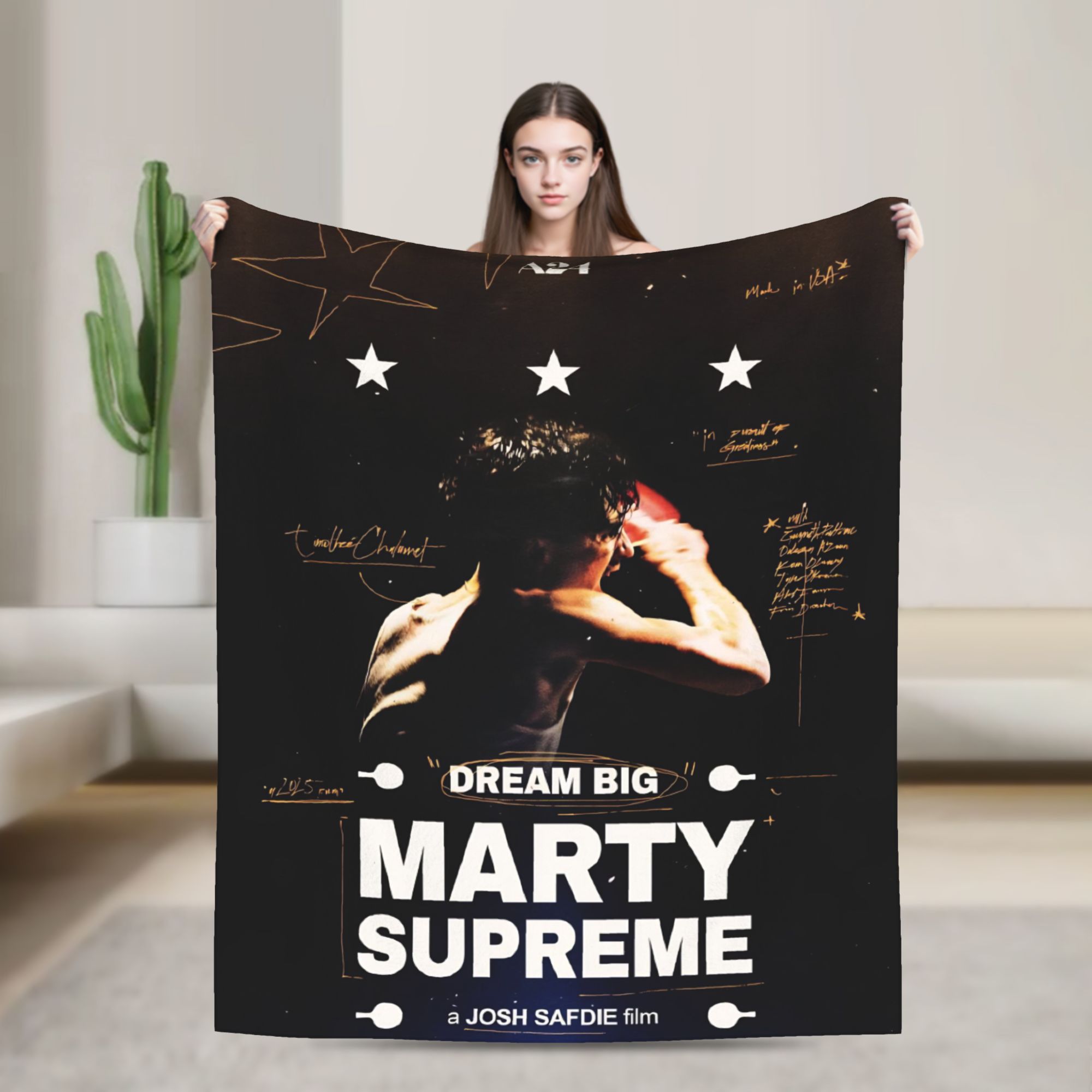 Table Tennis Marty Supreme - Пледы из флиса для настольного тенниса