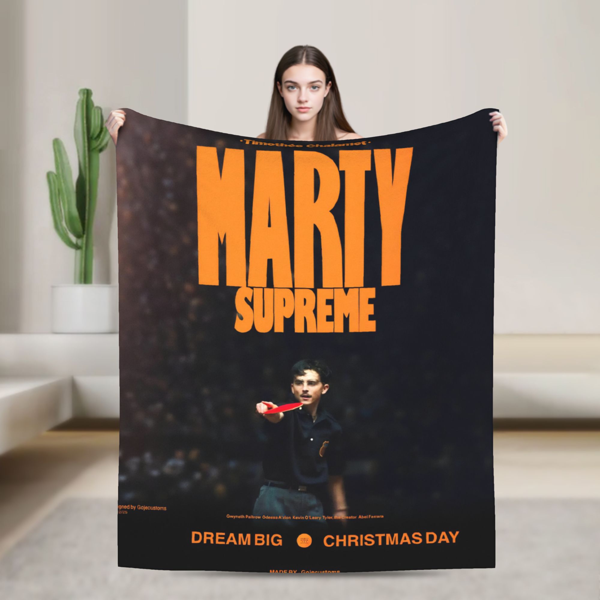 Table Tennis Marty Supreme - Пледы Marty Supreme из фланели для